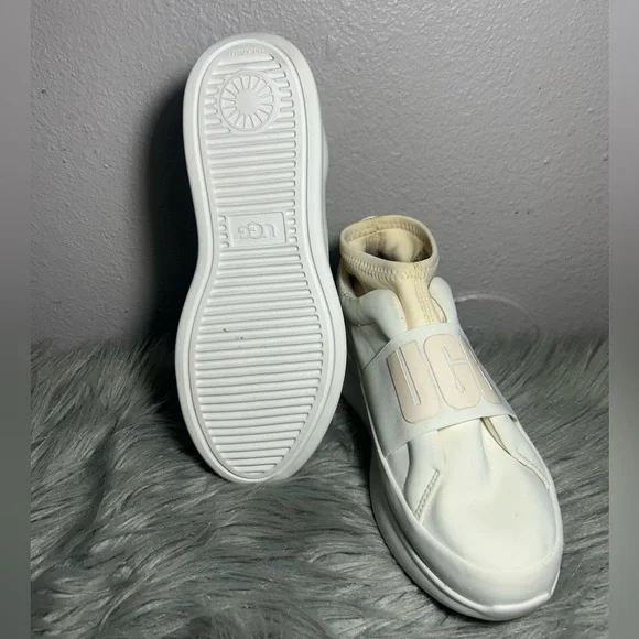 UGG NEUTRA COCONUT MILK SNEAKERS - WOMEN'S Cream Slip-On Sneakers Size 6 - Picture 8 of 8